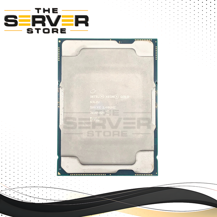 Intel Xeon Gold 6312U Processor. 24 Cores / 48 Threads. 2.4GHz Base Clock. 36MB Cache. 185W TDP. LGA4189 Socket. P/N: SRKXC.