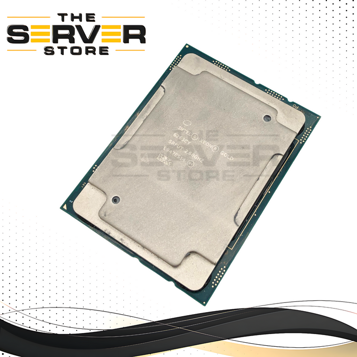 Intel Xeon Gold 6263CY Processor. 2.60GHz Base Clock. 24 Cores / 48 Threads. 33MB Cache. 205W TDP. FCLGA3647 Socket. SRFUT