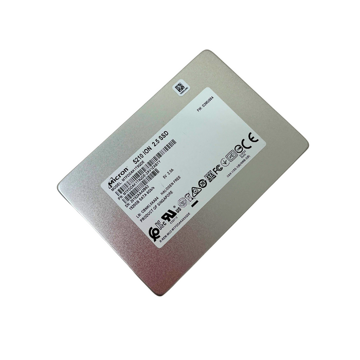 Micron 5210 ION Series 1.92TB SATA 6Gbps 2.5" SSD Solid State Drive (MTFDDAK1T9QDE-2AV1Z)