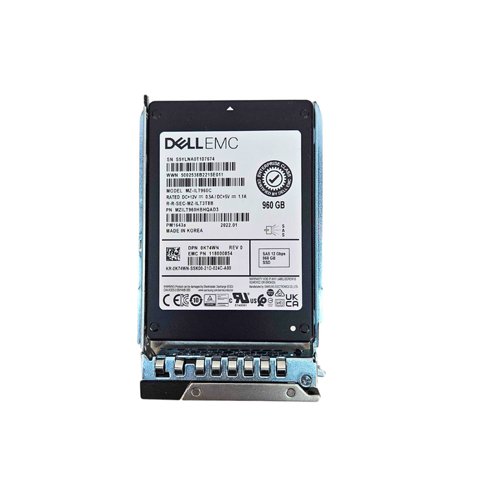 DELL/EMC SAS 12Gbps 960GB SSD 2.5 (K74WN)