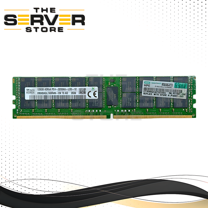 HPE 128GB 4DRx4 DDR4-3200L RAM P11057-0A1 P16001-001 P11040-B21 HMABAGL7ABR4N-XN-HPE