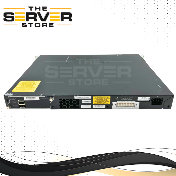 (AS IS ) Cisco Catalyst 2960X Series 48-Port Gigabit Ethernet (GigE) PoE+ Switch with 740W Power Budget, 2x 10 Gigabit SFP+ Uplink Ports, and Front-to-Back Airflow. P/N: WS-C2960X-48FPD-L.