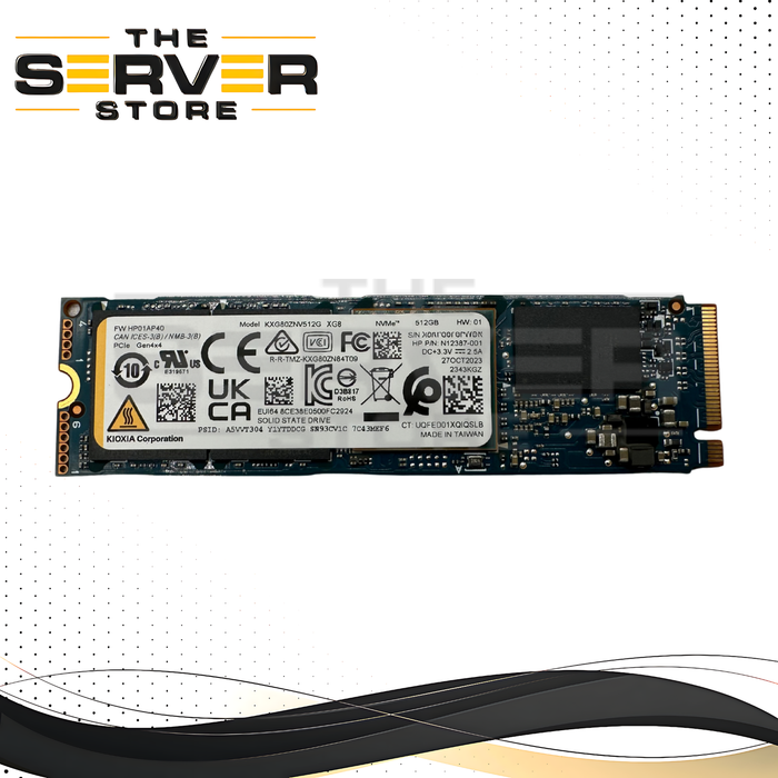 HP 512GB NVMe 2280 M.2 PCIe Gen 4.0 x4 SSD Kioxia XG8 Series N12387-001