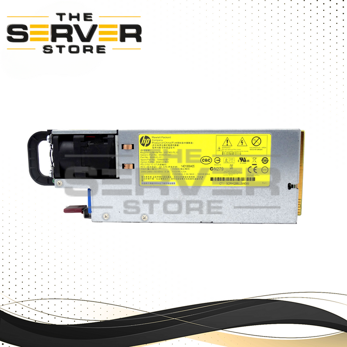 HPE 1500W Platinum Plus Hot-plug Power Supply 94% 200-240VAC 50/60Hz HSTNS-PL33