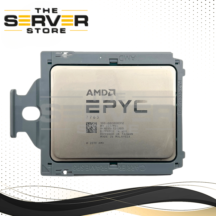 (Dell Locked) AMD EPYC 7763 2.45GHz 64 Core 256MB 240W Socket SP3 CPU 100-000000312