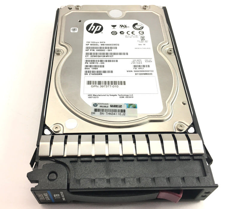 HP 1Tb 7.2K 3Gbps SATA 3.5'' Hard Drive (397377-010)