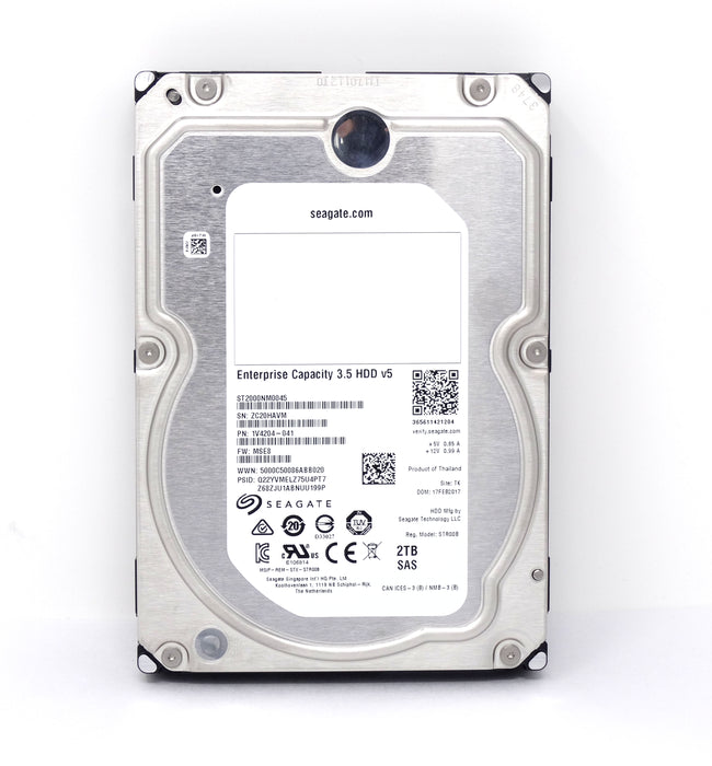 Seagate Enterprise 2TB 7.2K 12Gbps SAS V.5 3.5'' HDD Hard Drive (1V4204-041)