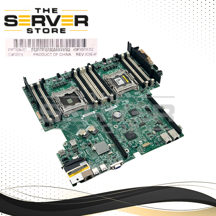 HPE Systemboard Dual FCLGA2011-3 (R3) Socket for ProLiant DL160 DL180 Gen9 Server (natively for E5-2600v3 (Haswell)) 743018-002 779094-001