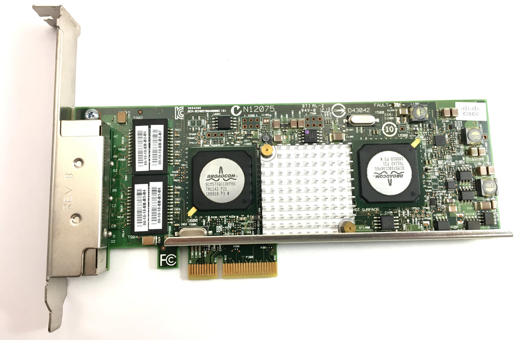 Cisco Broadcom Netxtreme II 5709 Quad-Port Ethernet PCI-E Adapter Card (N2XX-ABPCI03-M3)