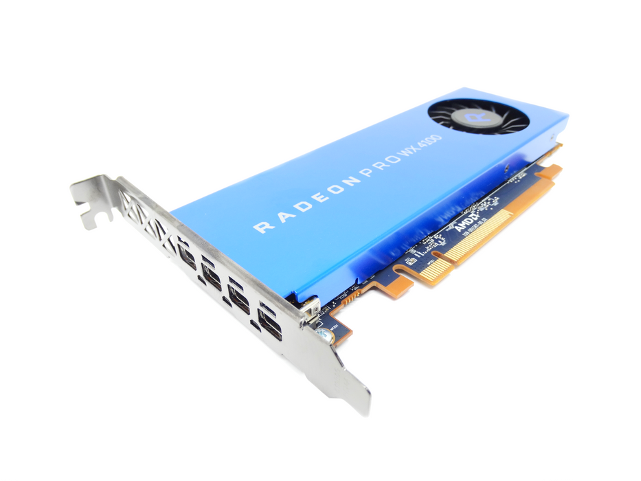 Dell AMD Radeon Pro WX4100 4GB GDDR5 4x Mini-DisplayPort PCIe Video Card (WX4100)