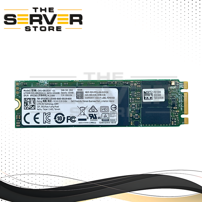 Dell 1TB SATA 6G 2280 M.2 SSD Lite-On CV1 Series FCCXG