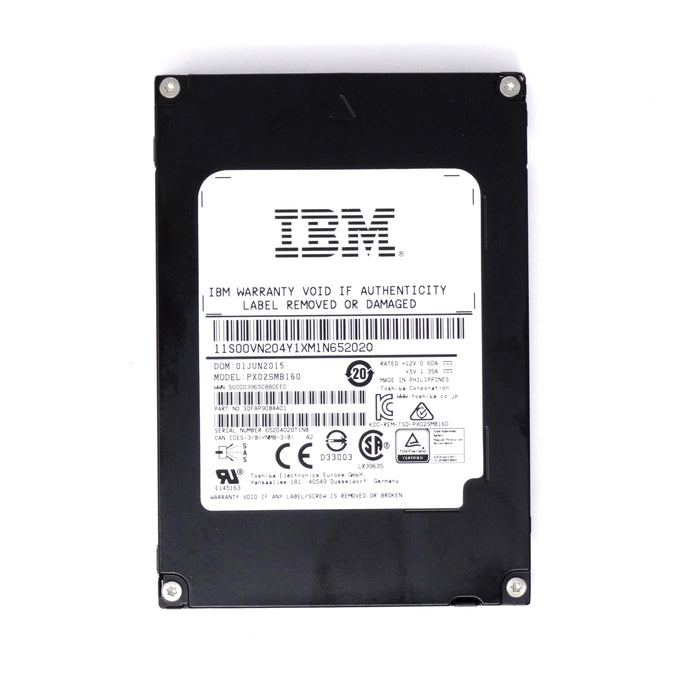 IBM Toshiba PX02SMB160 1.6TB 12Gbps SAS 2.5'' Solid State Drive (00VN204)