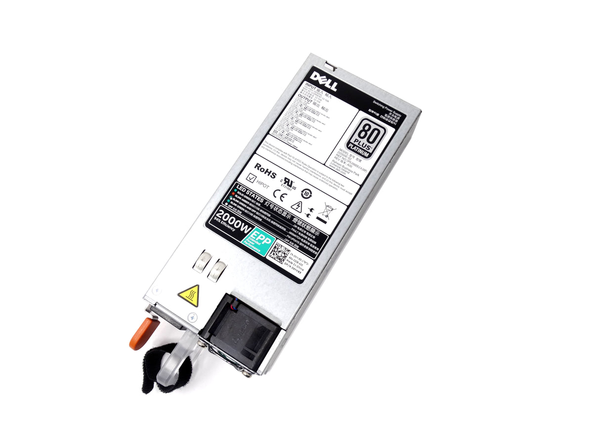 Dell PowerEdge 2000W EPP 80 Plus Platinum Power Supply (D2000E-S2 ...
