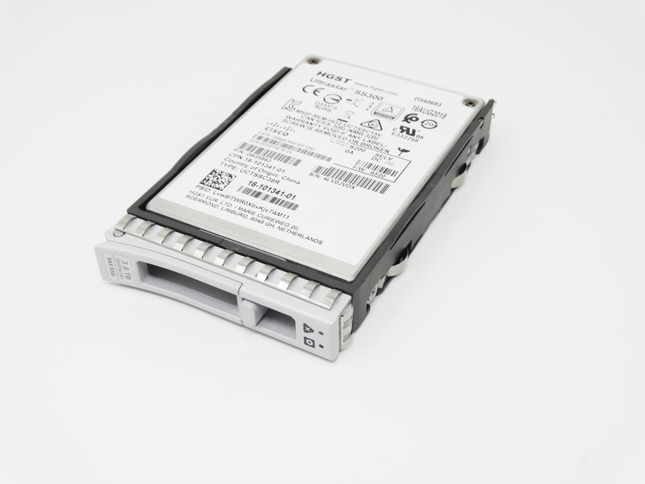 Cisco Enterprise Value 3.8TB MLC SAS 12Gbps 2.5'' SSD Solid State Drive (16-101341-01)