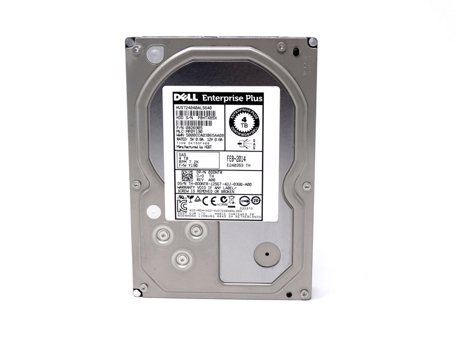 DDNTR Dell Enterpise Plus 4TB 7.2K SAS 6Gbps 3.5'' Hard Drive (DDNTR)