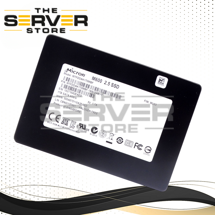 Micron 1TB SATA 6G SFF 2.5" SSD M600 TFDDAK1T0MBF