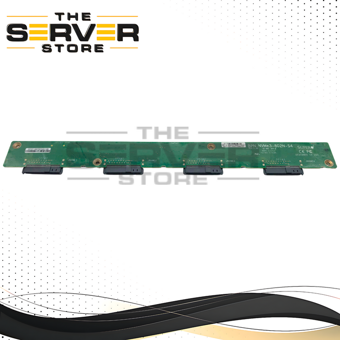 Supermicro 4-Bay 2.5" 7mm SAS/NVMe U.2 Direct-Attach Backplane BPN-NVMe3-802N-S4