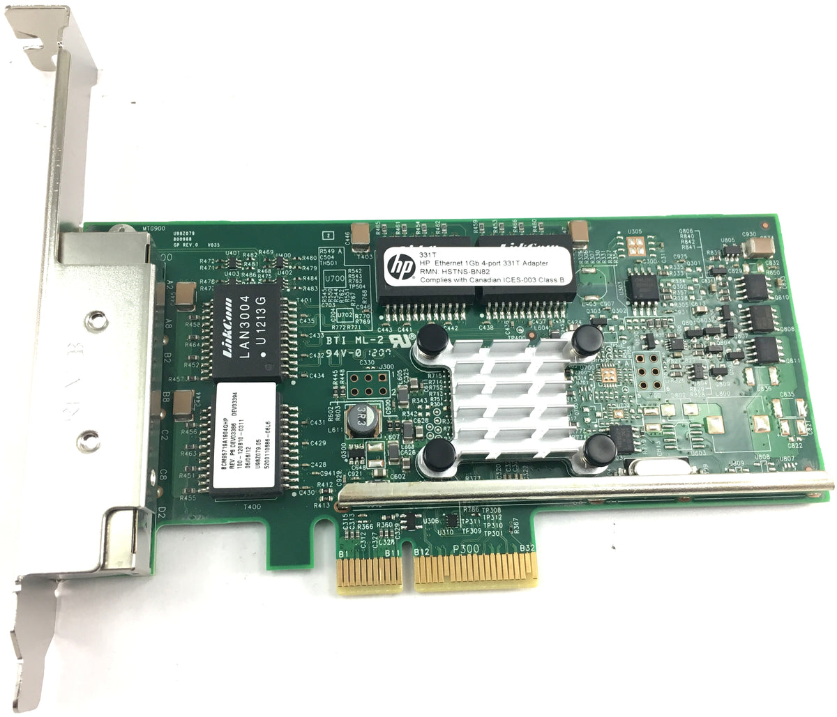 HPE 331T 1GB 4 Port Ethernet Adapter 647594-B21 647593-B21 649871-001 ...