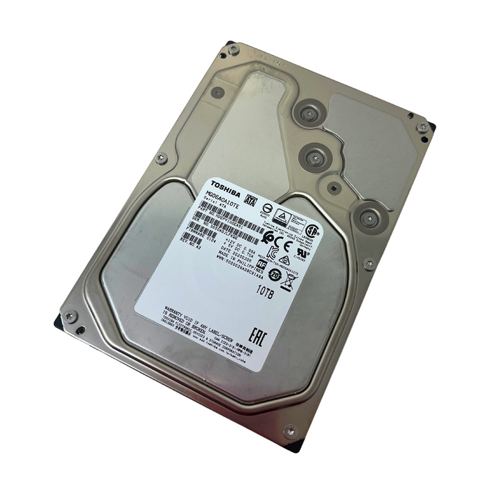 Toshiba 10TB 7.2K RPM 6Gbps SATA 3.5" HDD Hard Drive (HDEPV10GEA51)