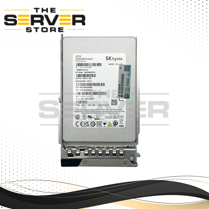 SK Hynix 7.68TB NVMe U.3 PCIe Gen 4.0 x4 RI SFF 2.5" 15mm SSD PE8110 Series for Dell PowerEdge Server