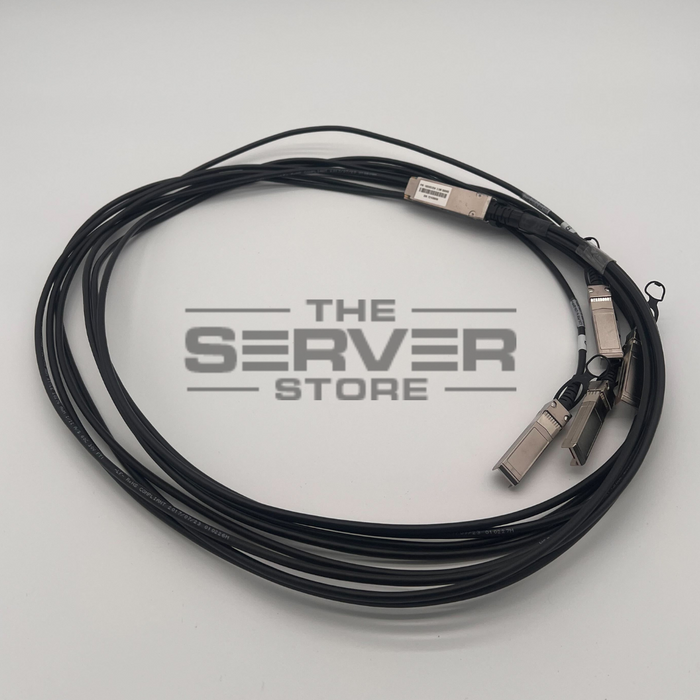 Molex 100GbE QSFP28 (zQSFP+) to 4x 25GbE SFP28 (zSFP+) Passive Direct Attach Copper (DAC) Twinax Breakout Cable 30AWG 2.5 Meter 1003451254