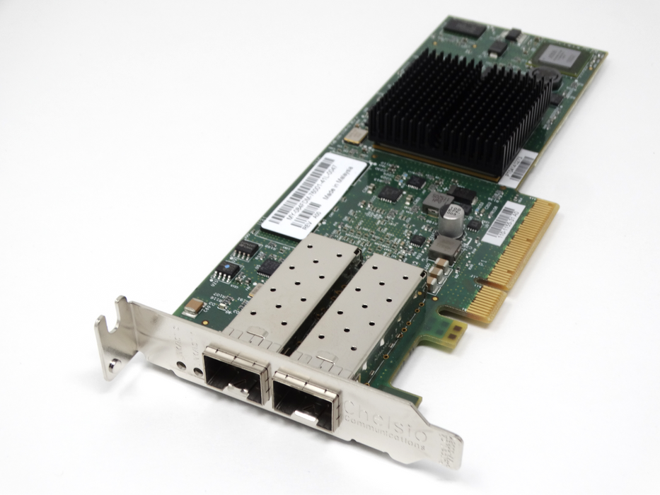 Dell Chelsio Dual Port 10Gb SFP+ Ethernet Network Card PCIe 2.0 x8 (84FDM)