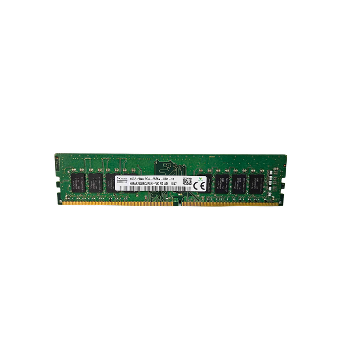 Hynix 16GB 2RX8 PC4-21300 DDR4-2666MHz non-ECC Unbuffered Memory (HMA82GU6CJR8N-VK)