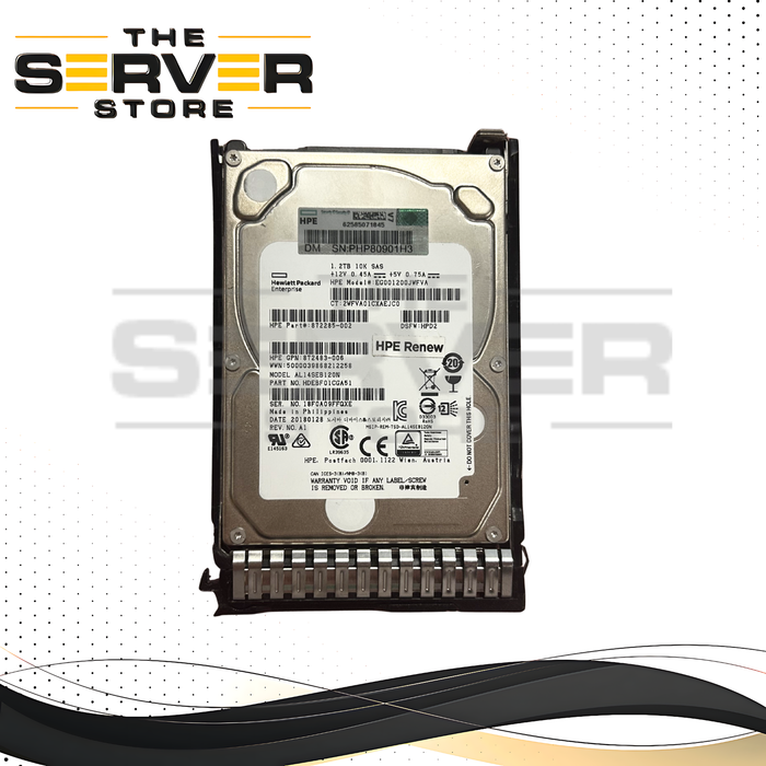 HPE 1.2TB SAS 12G 10K 2.5" SFF HDD Toshiba AL14SEB120N EG001200JWFVA 872285-002