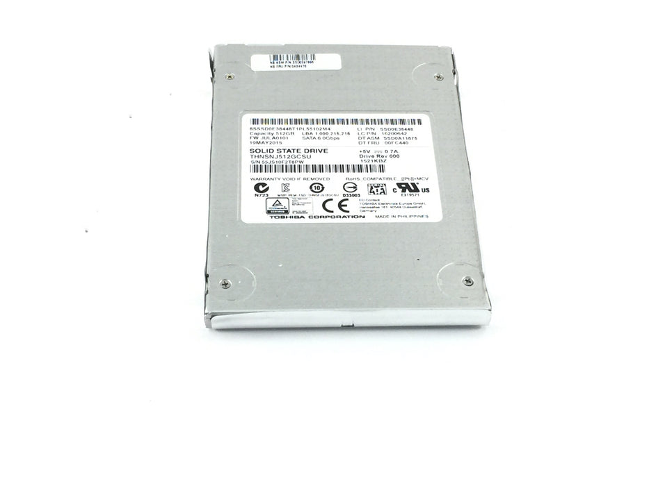 IBM LENOVO TOSHIBA 512GB 6GBPS SATA 2.5'' SOLID STATE DRIVE (SSD0E38448)