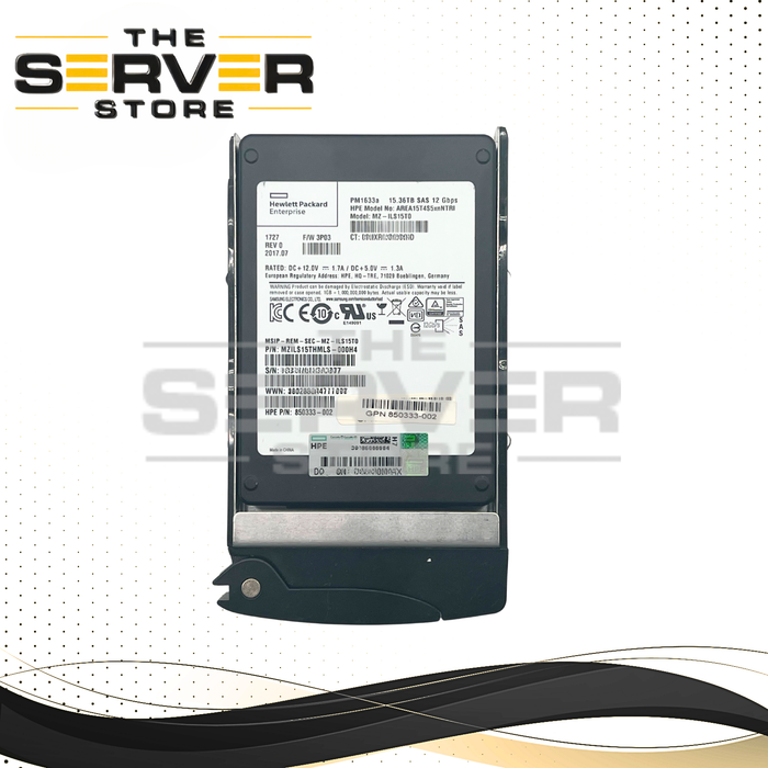 Samsung 15.36TB SAS 12Gbps RI SFF 2.5" 15mm SSD MZ-ILS15T0 PM1633a Series for Supermicro Server