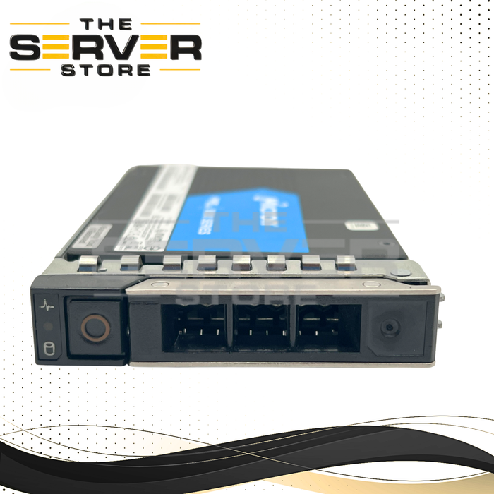 Micron 3.84TB NVMe U.2 PCIe Gen 3.0 x4 RI 2.5" SSD 9300 Pro Series MTFDHAL3T8TDP With Dell PowerEdge Gen 14th Tray