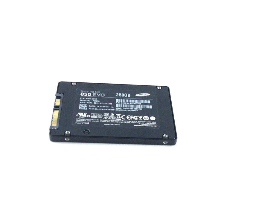 SAMSUNG 850 EVO SERIES 250GB 6GBPS SATA  2.5'' SOLID STATE DRIVE (MZ7LN250)