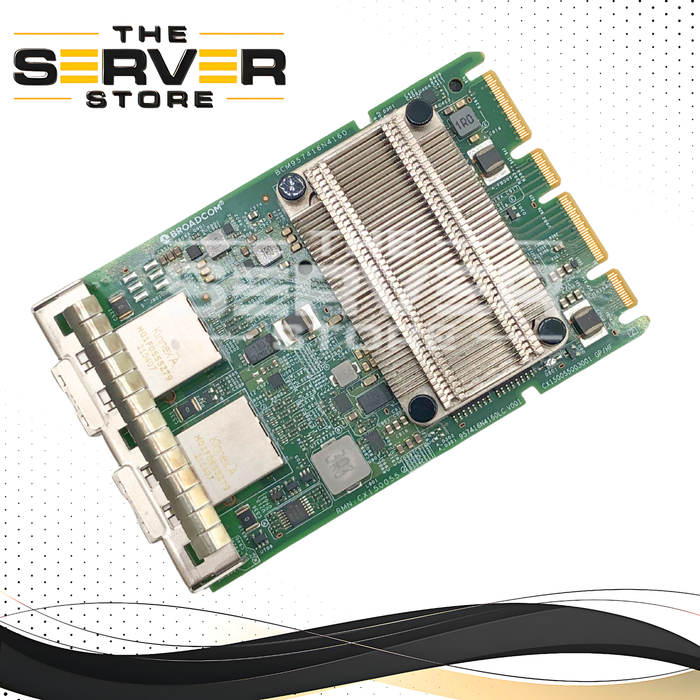 Dell Broadcom 57416 Dual Port 10 Gigabit Ethernet (10GbE) RJ-45 OCP 3.0 Network Card. P/N: T6HR8, 0T6HR8.