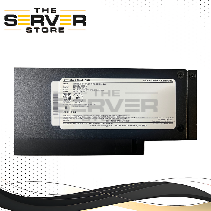 Server Tech Rack PDU 220/380V-240/415V 24A 3P+PNE 50/60Hz C2X54CE-5CAE2M00/RD