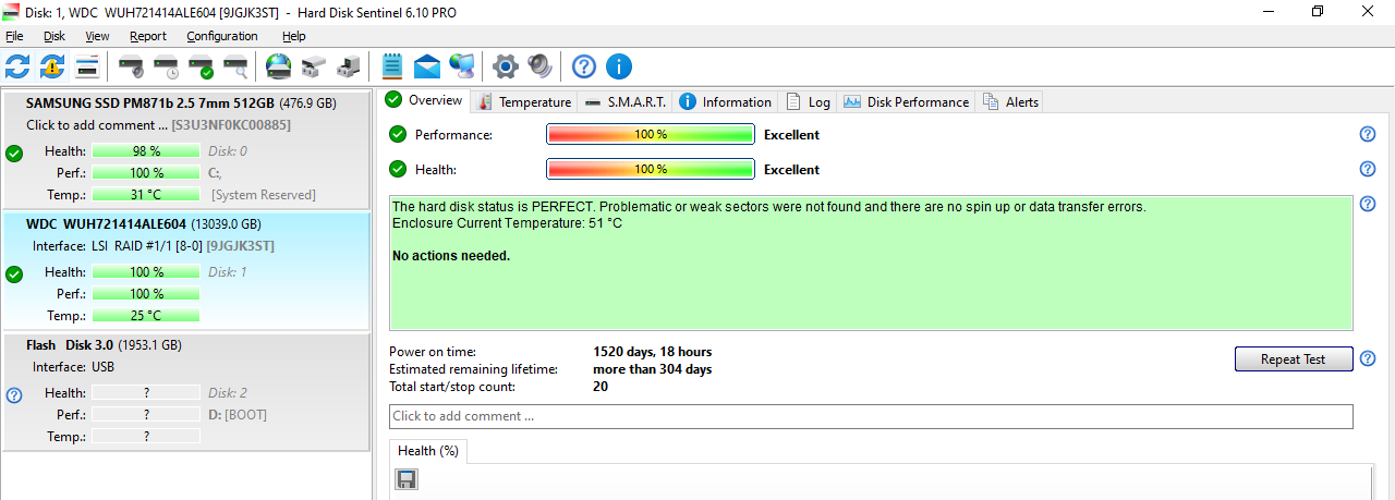 Ultrastar DC HC530 14TB SATA 6G 3.5" 7200RPM Enterprise HDD - WUH721414ALE604 (F31152)