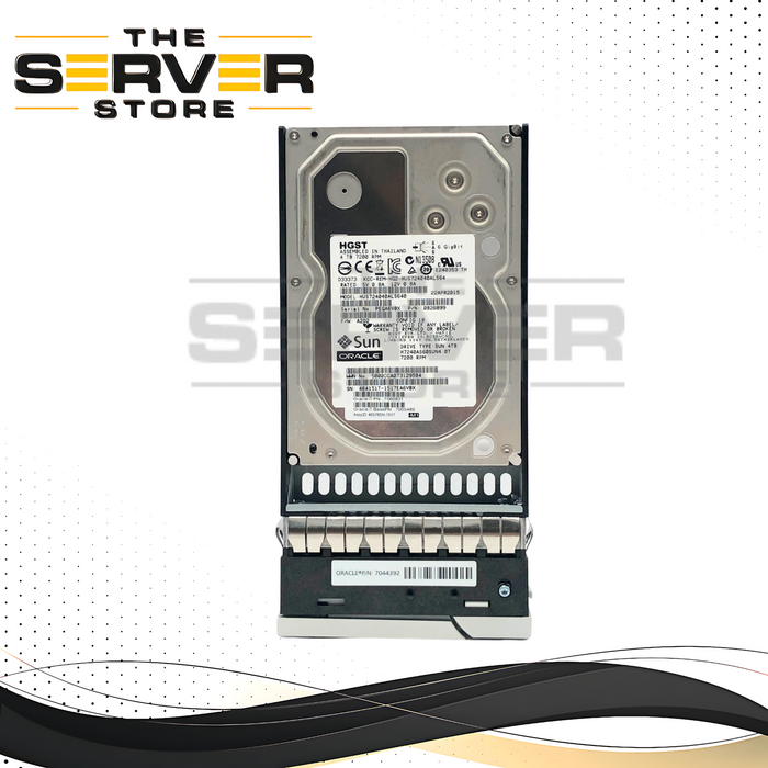 Sun Oracle HGST 4TB 7.2K 6Gb SAS 3.5" LFF Drive 7065489 W/Tray HUS724040ALS640