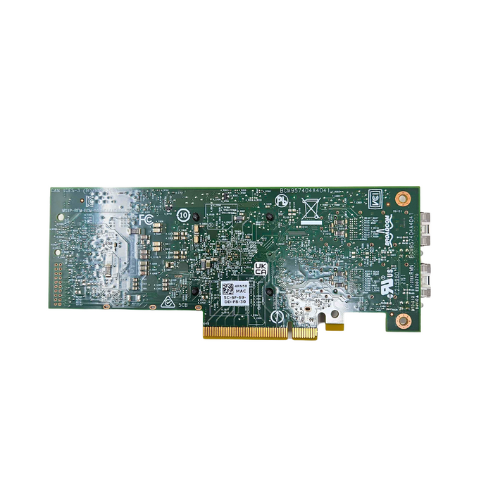 Dell Broadcom 57414 Dual Port SFP28 PCIe Network Adapter (4RN58)