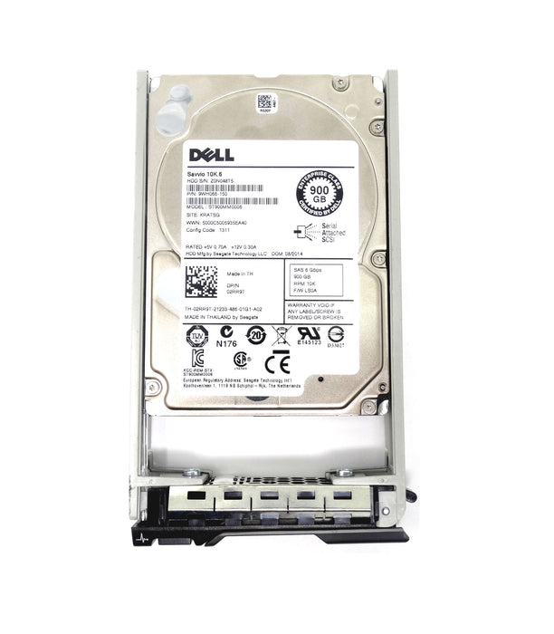 Dell Enterprise 900GB 10K 6Gbps SAS 2.5'' Hard Drive (02RR9T)