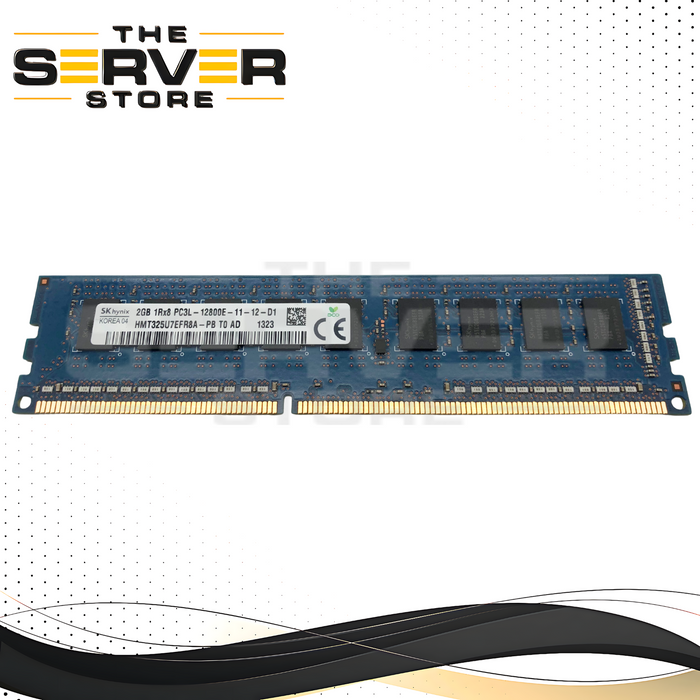 Hynix 2GB PC3L-12800E DDR3L 1600MHz ECC Unbuffered UDIMM HMT325U7EFR8A-PB