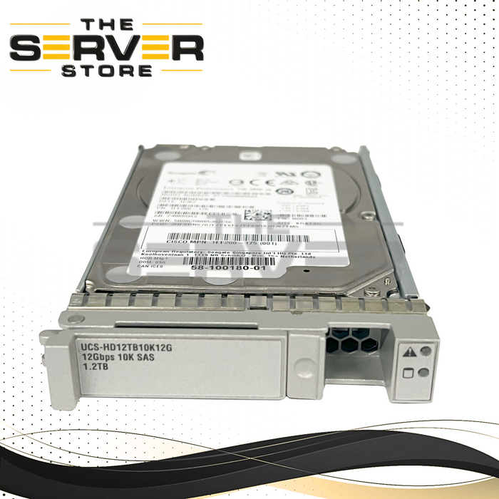 Cisco 1.2TB SAS 12G 10K SFF 2.5 HDD w/Tray Seagate ST1200MM0088 UCS-HD12TB10K12G