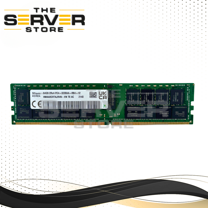 SK Hynix 64GB 2Rx4 DDR4-3200 PC4-25600 ECC Registered Memory HMAA8GR7AJR4N-XN