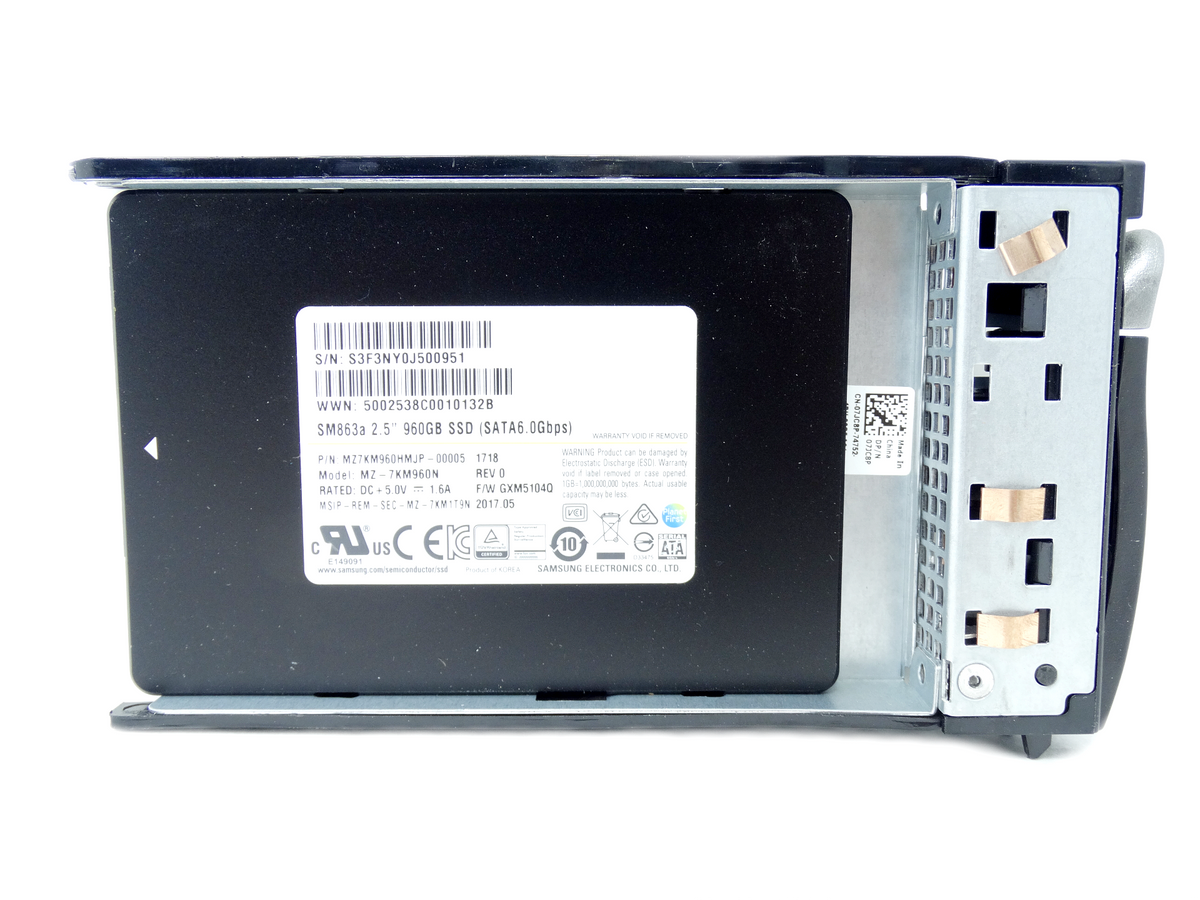 Samsung SM863a Enterprise 960GB 6GB/s SATA 2.5'' SSD Solid State