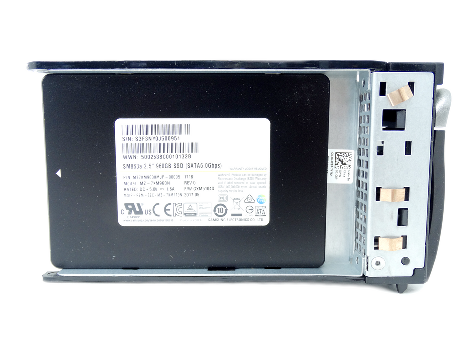 Samsung SM863a Enterprise 960GB 6GB/s SATA 2.5'' SSD Solid State Drive (MZ-7KM960N)
