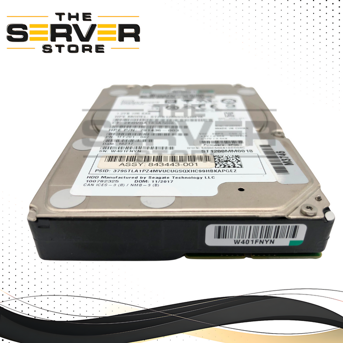 HP Seagate 1.2TB 10K 6Gb/s SAS SFF 2.5" HDD ST1200MM0018 791436-003 840457-001