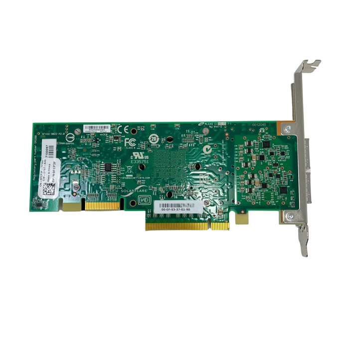 Dell SolarFlare SF432-9022-R2.0 Dual Port QSFP+ 10/40Gbps PCIe NIC (FCP3F)