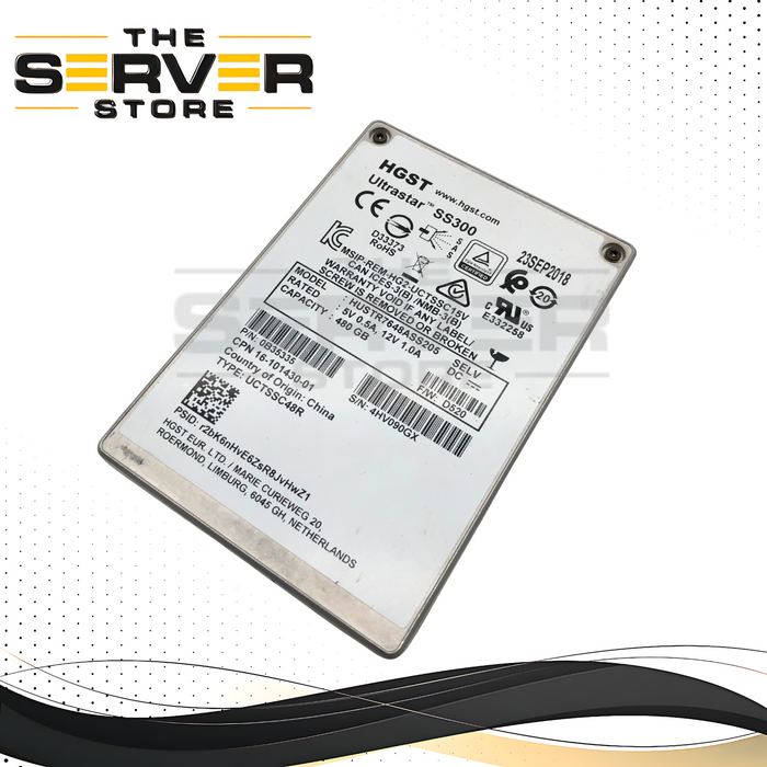 HGST Ultrastar DC SS530 480GB 12Gb/s SAS 2.5" Enterprise SSD HUSTR7648ASS205