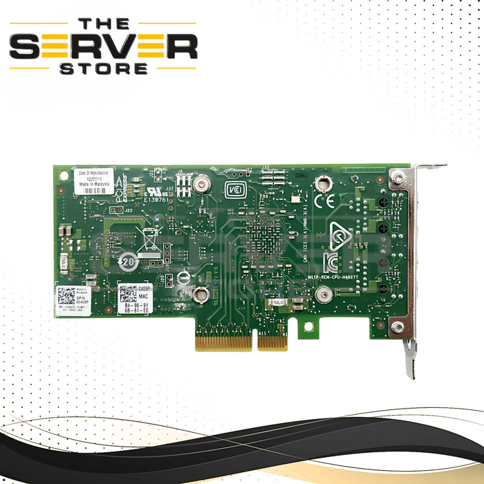 Dell Intel X550-T2 10GbE Dual Port PCIe NIC RJ45 Network Adapter 0C4D5P C4D5P