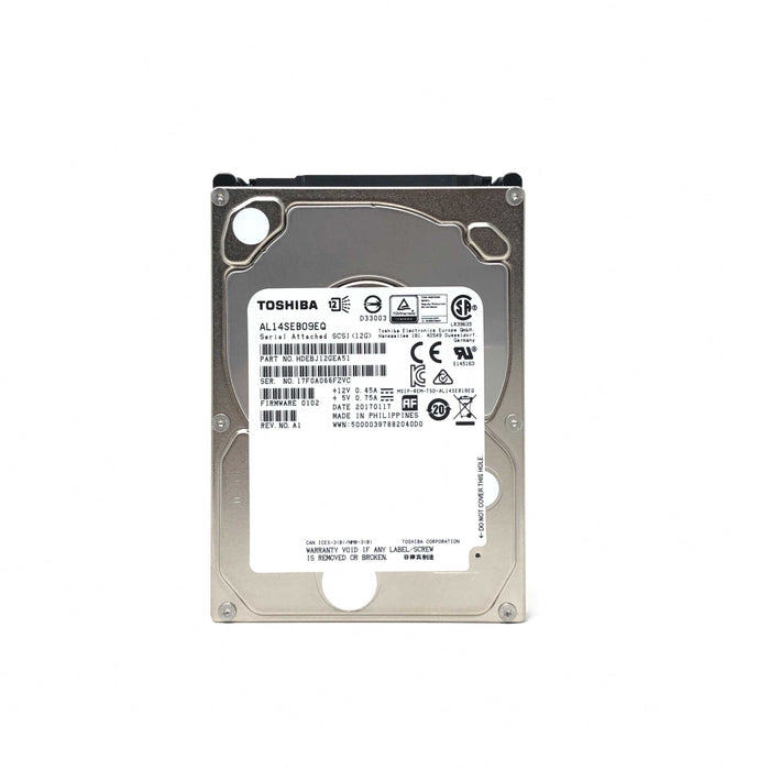 Toshiba 900GB 10K 12G 12Gbps SAS 2.5'' HDD Hard Drive (AL14SEB09EQ)