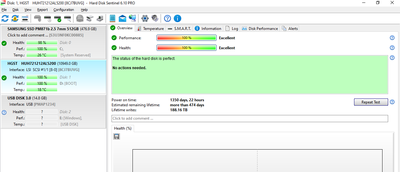 SAS 12 Gbps 3.5" 12TB 512e RPM 7.2K Hard Drive HDD (9HXK6)