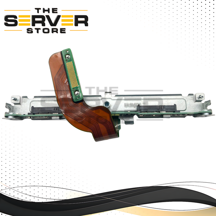 Dell PowerEdge FC630 2-Bay 2.5" SFF SAS Hard Drive Backplane with Ribbon Cable. P/N: 0VG76D, VG76D.